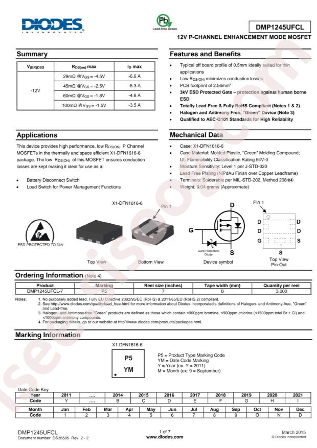 DMP1245UFCL-7