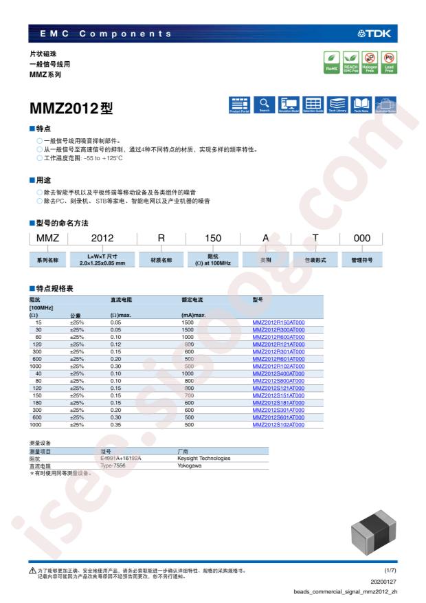 MMZ2012Y600BT000