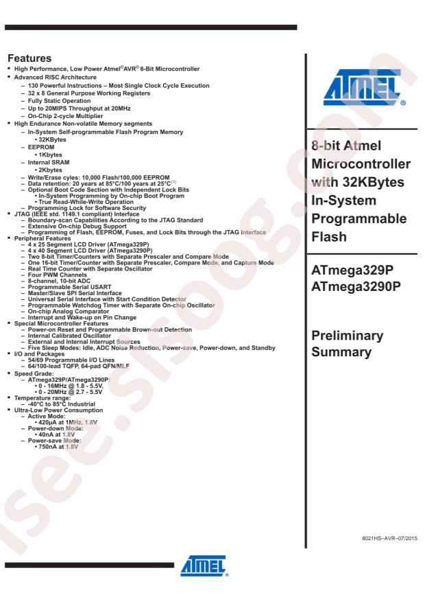 ATMEGA329PV-10MU