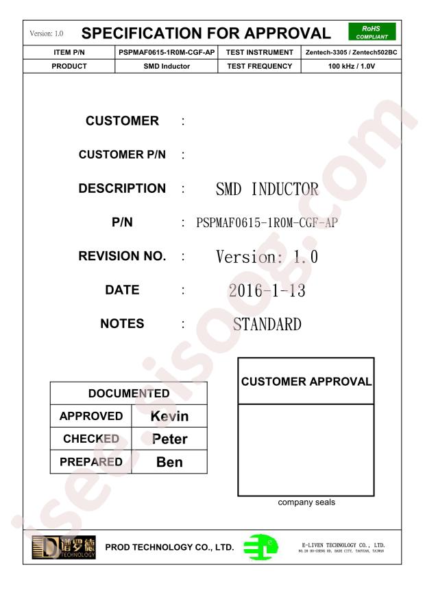 PSPMAF0615-1R0M-CGF-AP