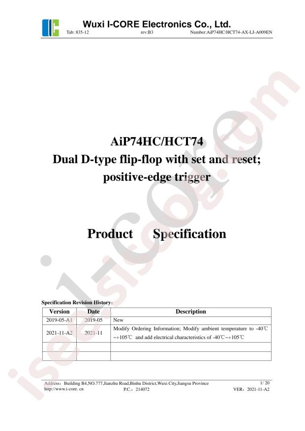 AIP74HC74SA.TR