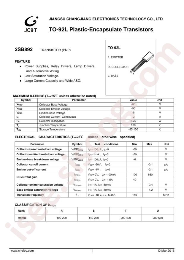 2SB892