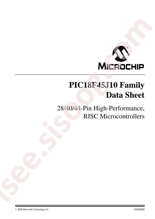 PIC18F45J10-I/P