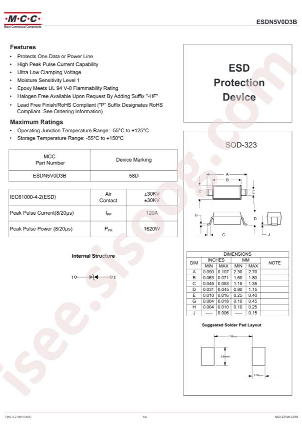 ESDN5V0D3B-TP