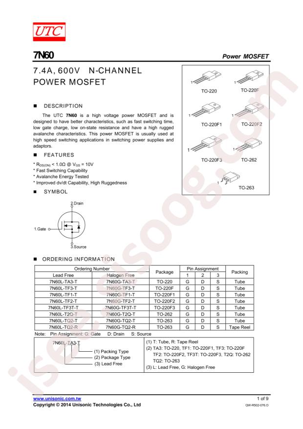 7N60L-TF1-T