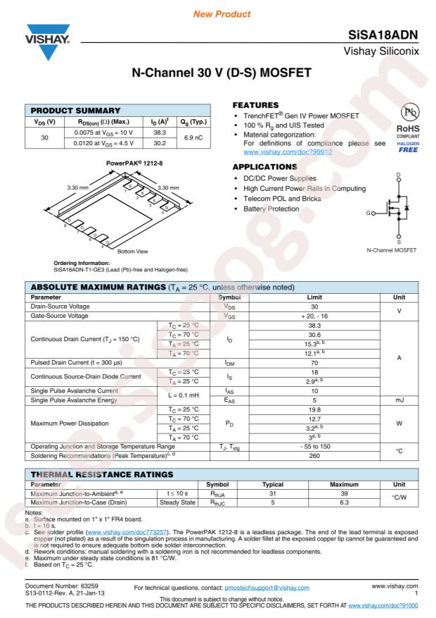 SISA18ADN-T1-GE3