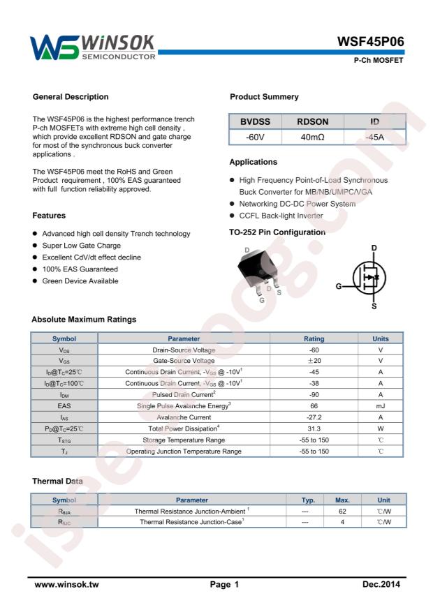 WSF45P06