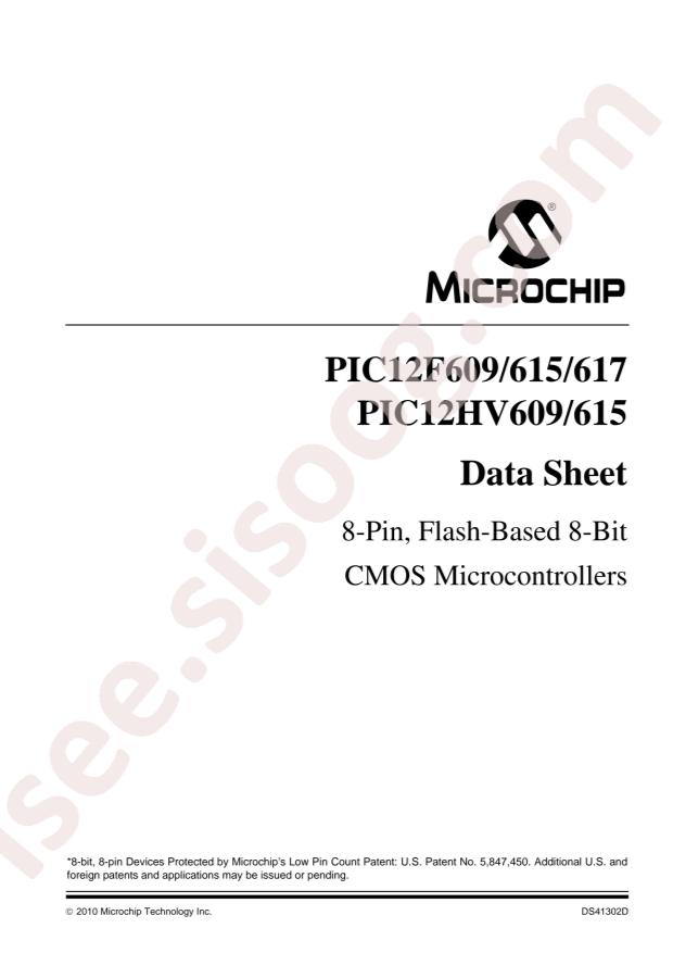 PIC12F617-I/MS