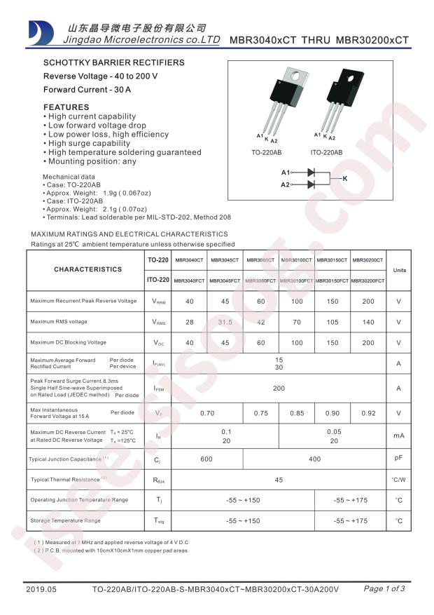MBR3040CT