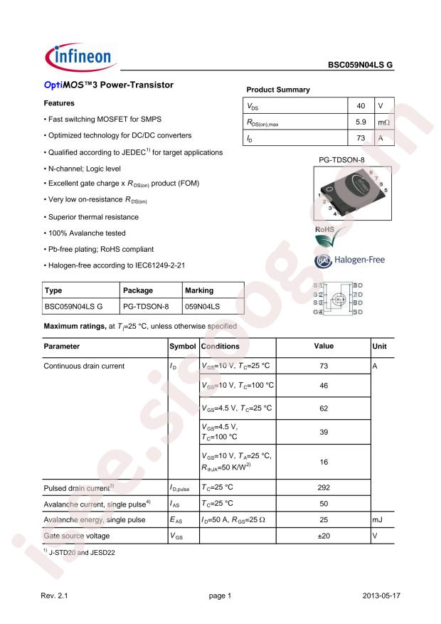 BSC059N04LSG