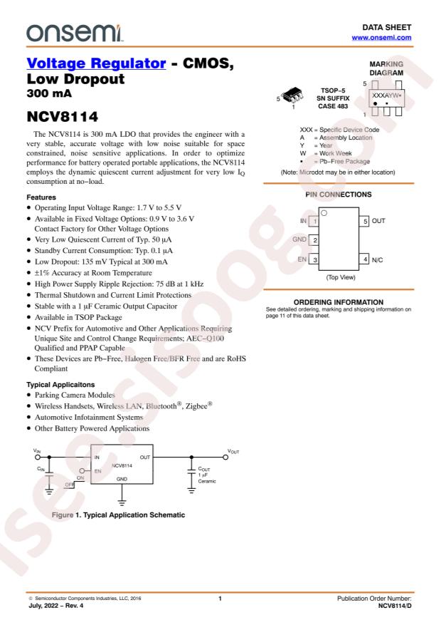 NCV8114ASN280T1G
