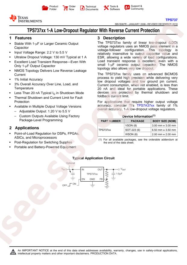 TPS73725DCQR