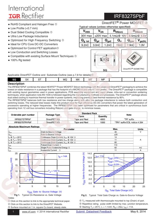 IRF8327STRPBF
