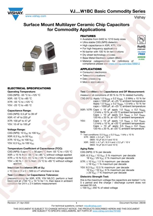 VJ0603A101JXACW1BC