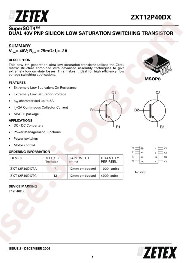 ZXT12P40DXTA