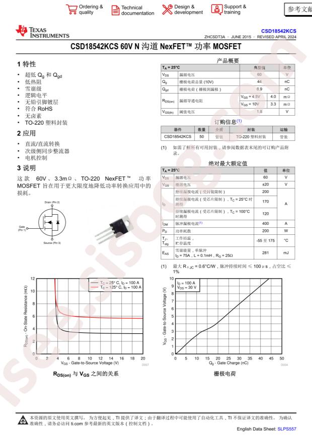CSD18542KCS
