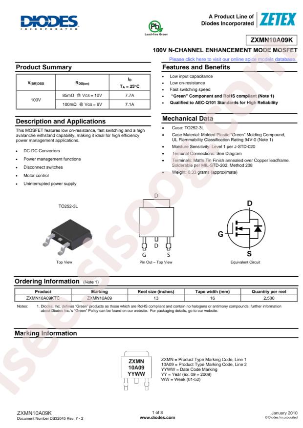 ZXMN10A09KTC
