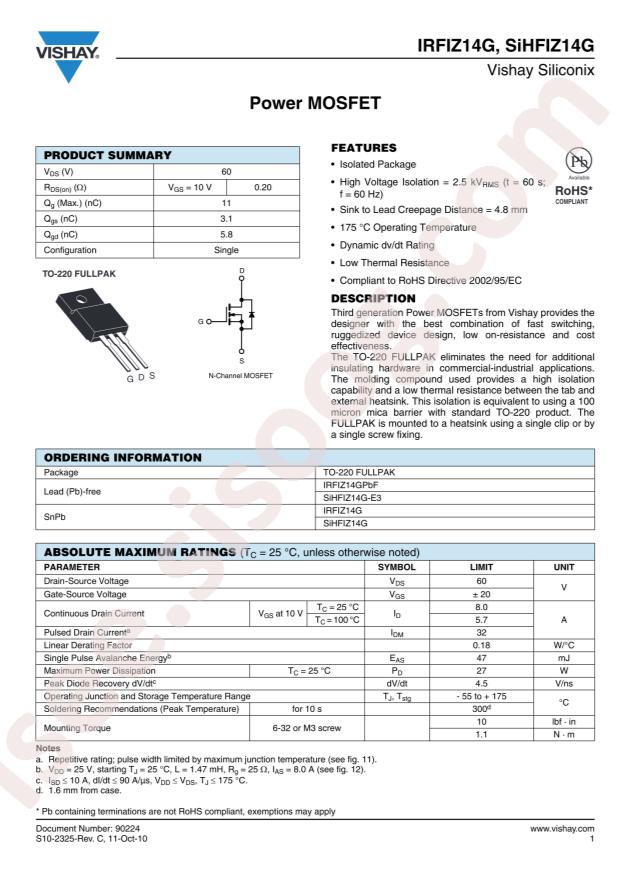 IRFIZ14GPBF