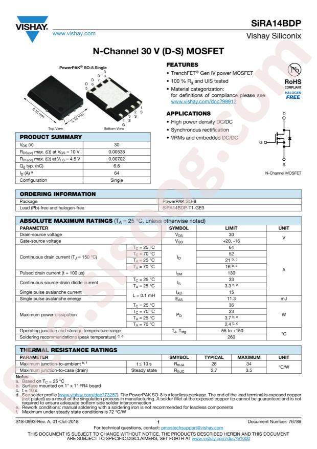 SIRA14BDP-T1-GE3