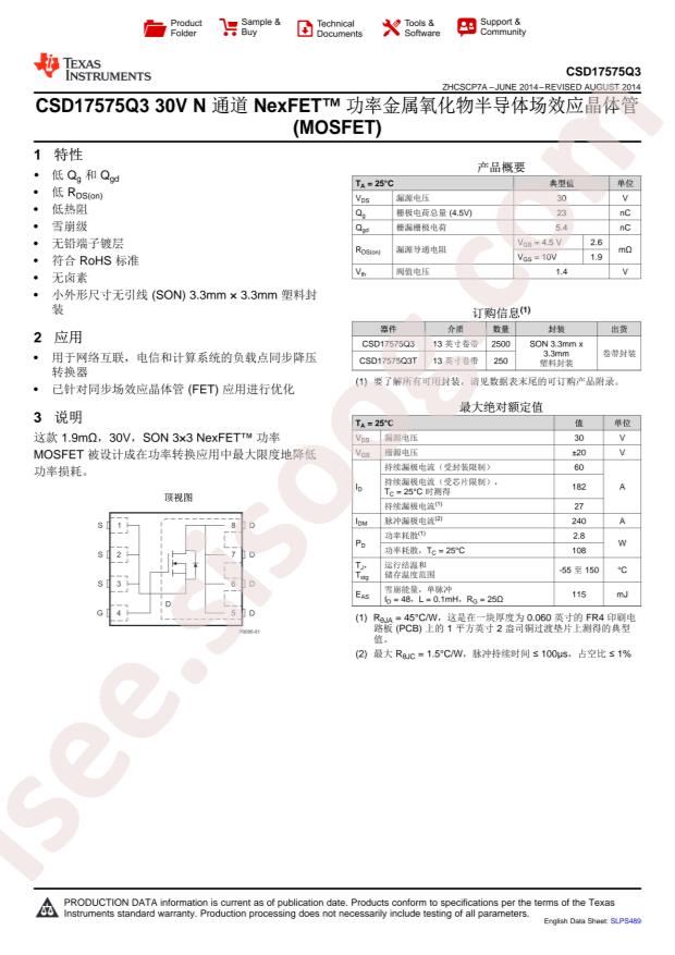 CSD17575Q3T
