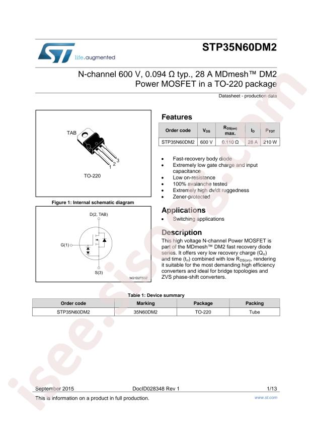 STP35N60DM2