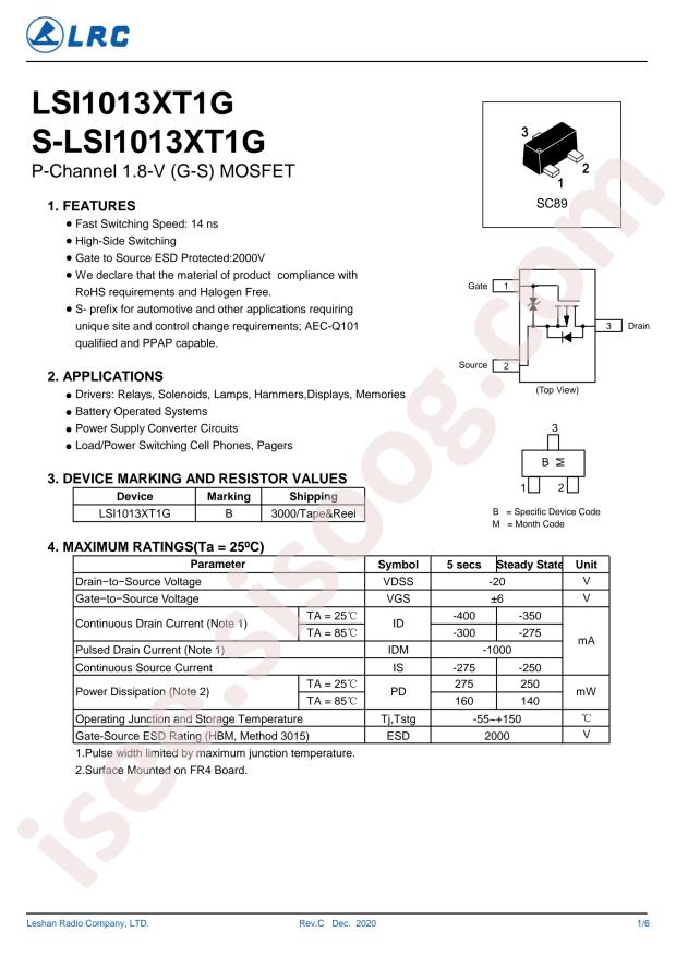 LSI1013XT1G