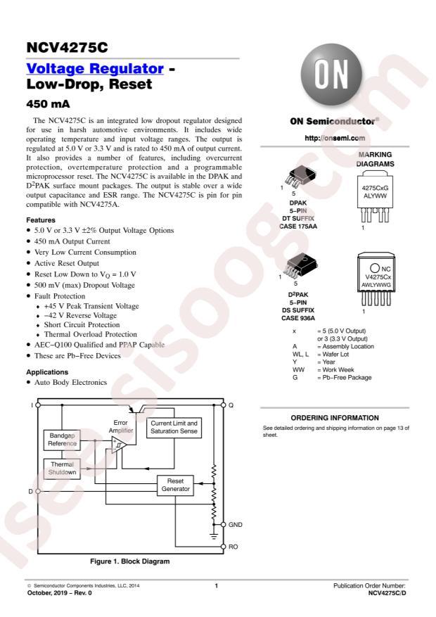 NCV4275CDS50R4G