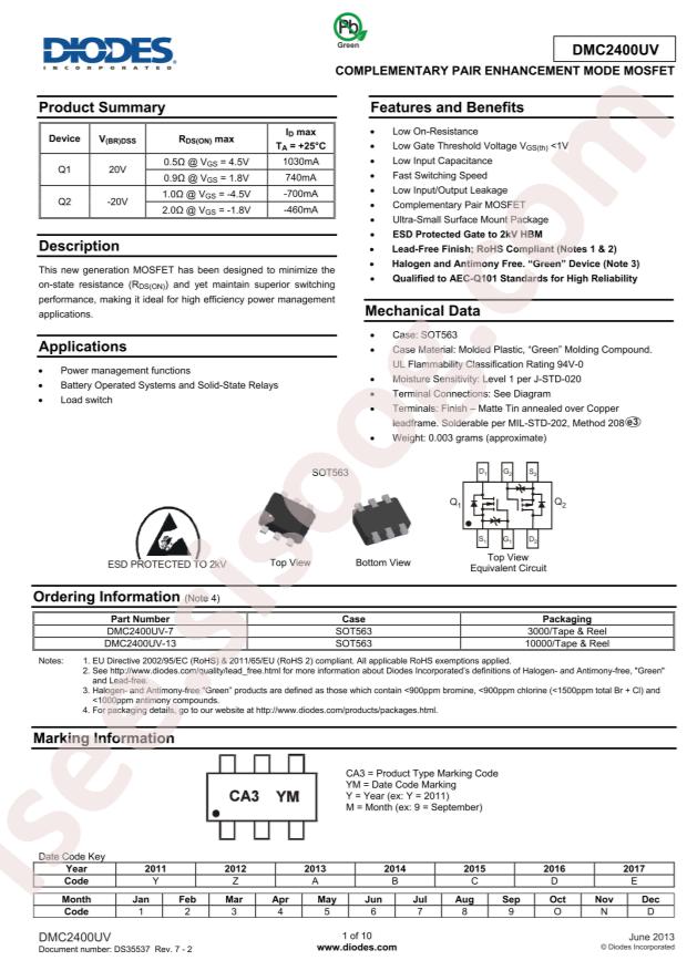 DMC2400UV-7