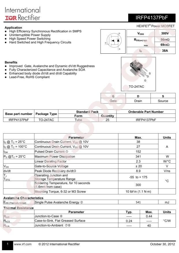 IRFP4137PBF