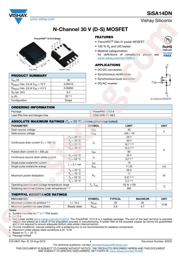 SISA14DN-T1-GE3