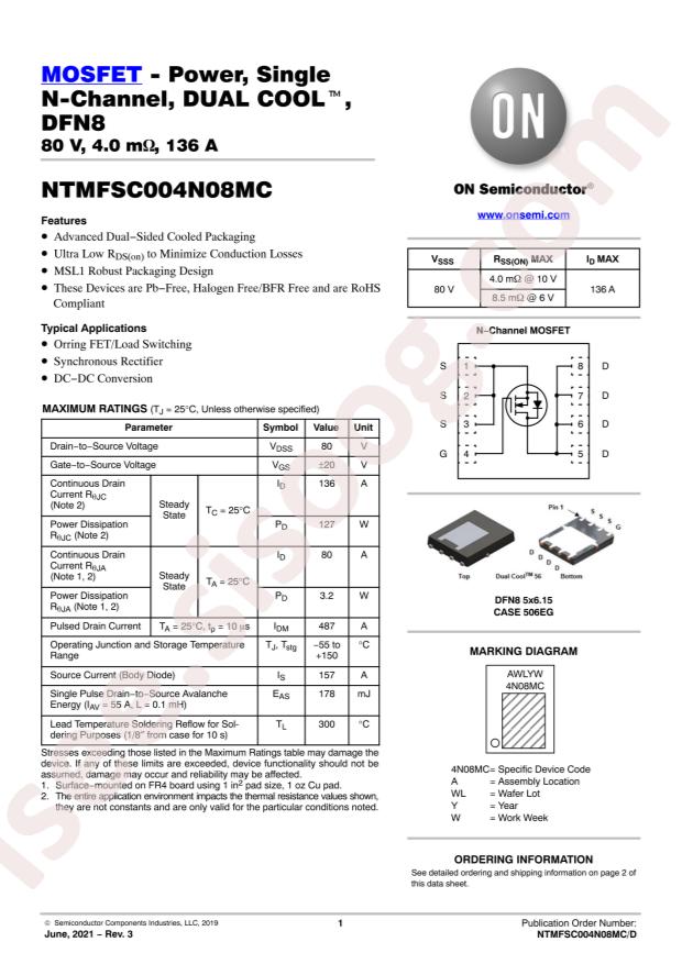 NTMFSC004N08MC