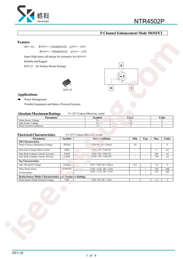 NTR4502P