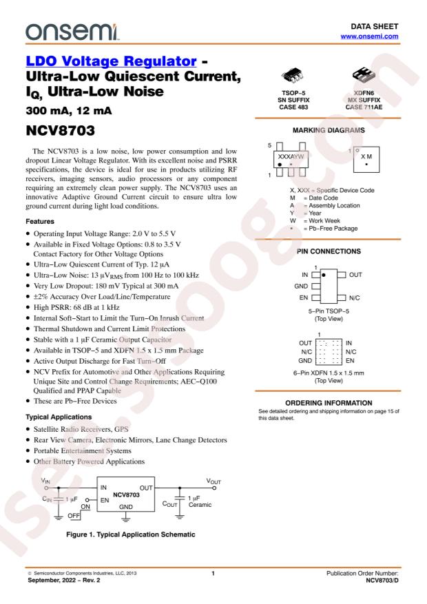 NCV8703MX33TCG