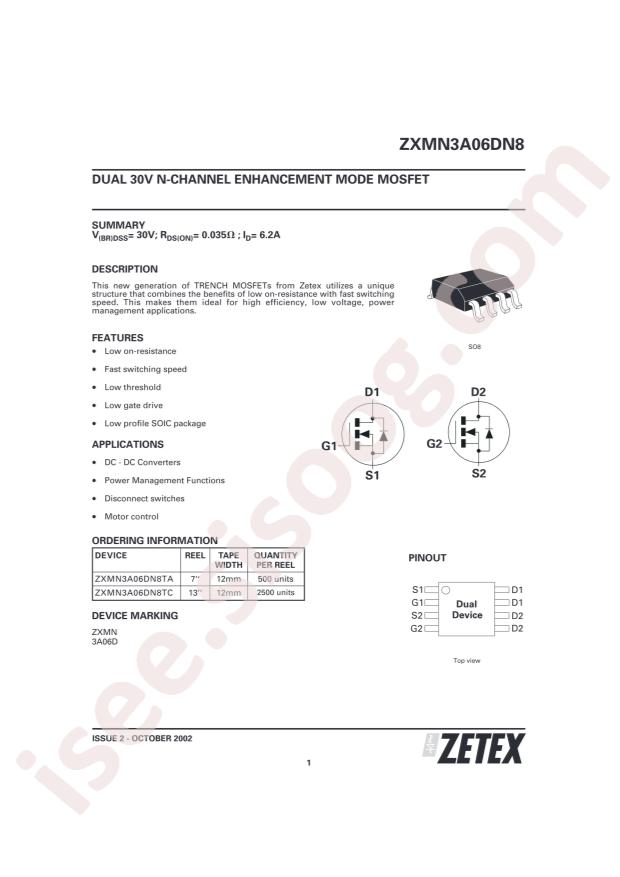 ZXMN3A06DN8TA