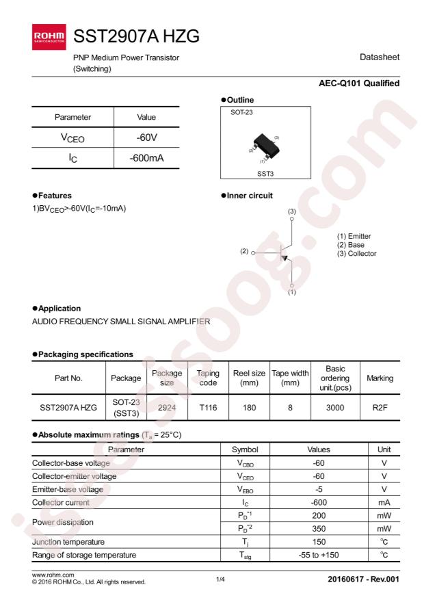 SST2907AHZGT116