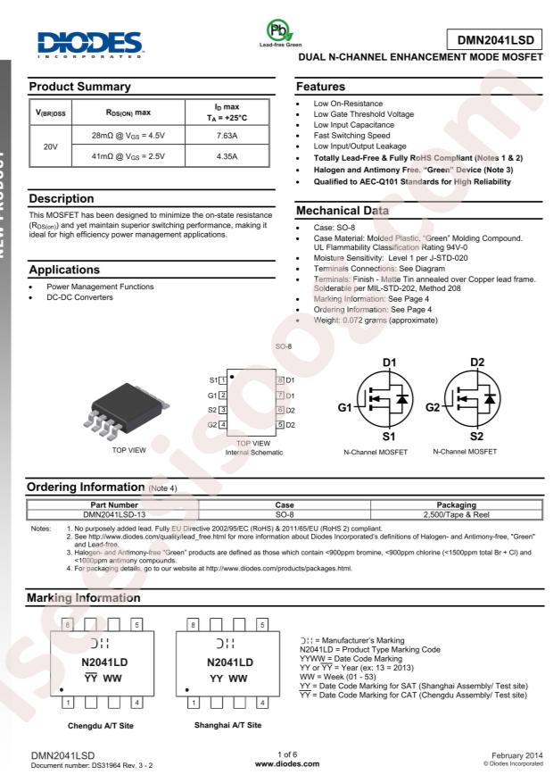 DMN2041LSD-13