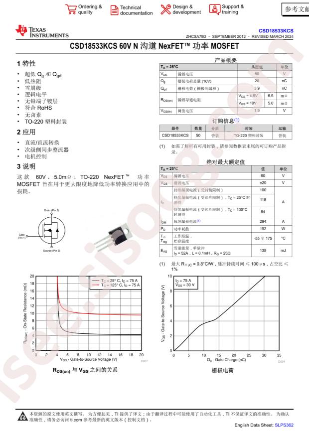 CSD18533KCS