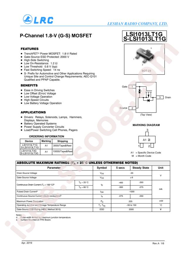 LSI1013LT1G
