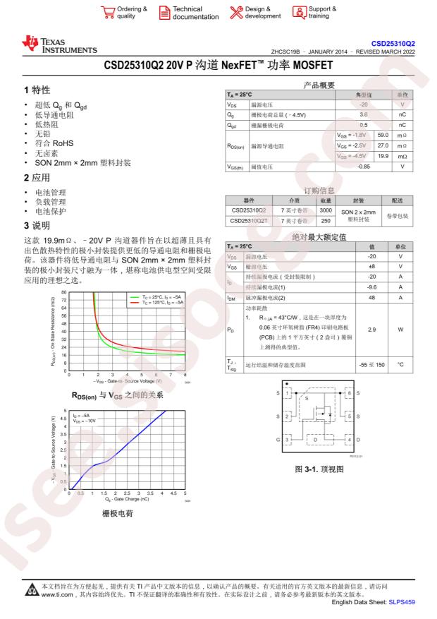 CSD25310Q2T