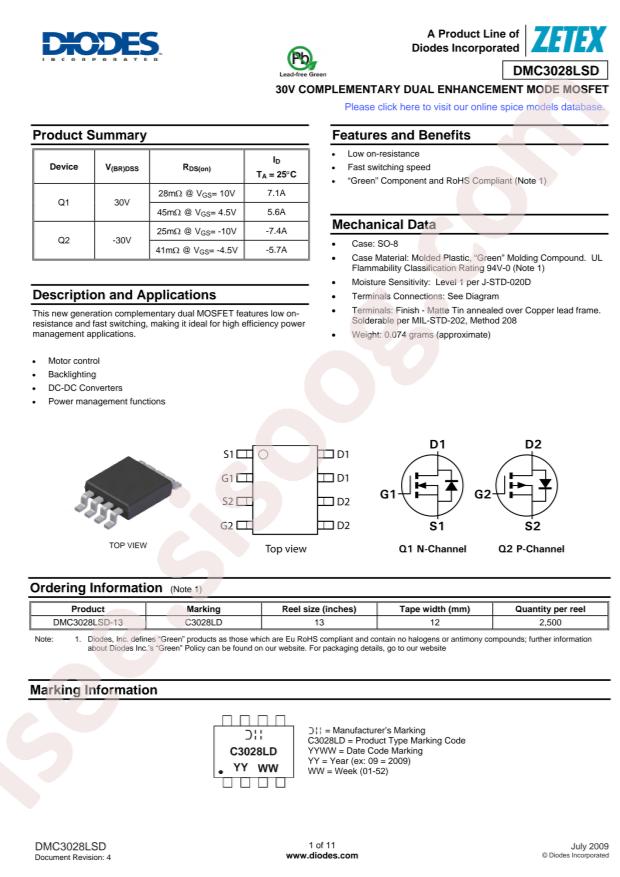 DMC3028LSD-13