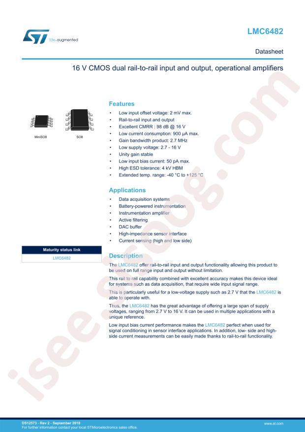 LMC6482IDT