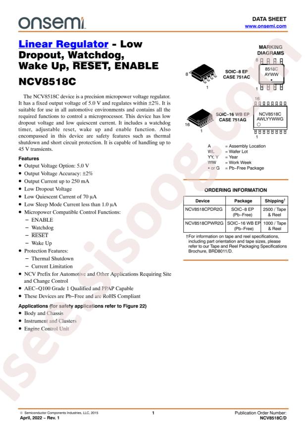 NCV8518CPDR2G