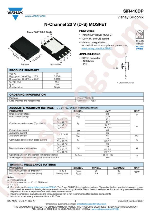 SIR410DP-T1-GE3