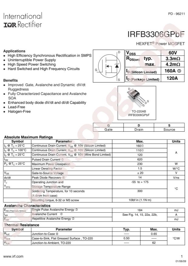 IRFB3306GPBF
