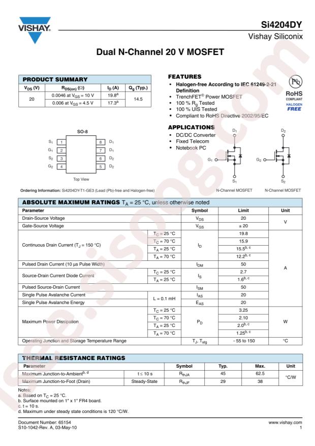 SI4204DY-T1-GE3