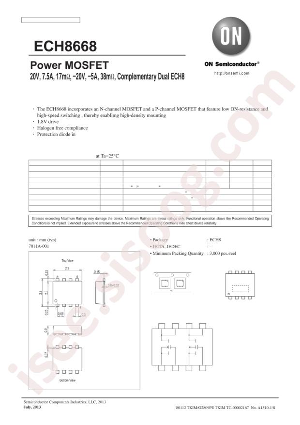 ECH8668-TL-H