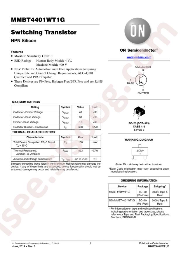 NSVMMBT4401WT1G