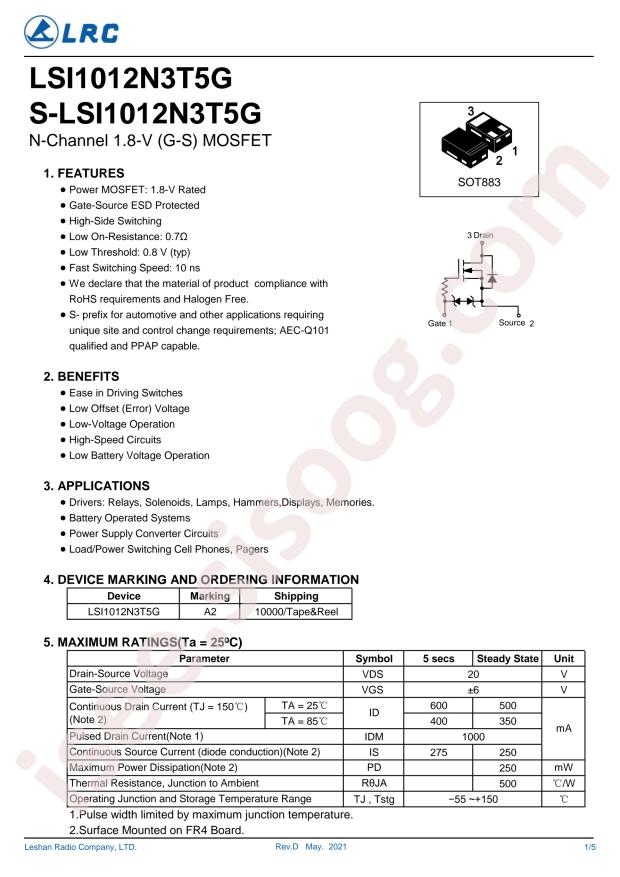 LSI1012N3T5G
