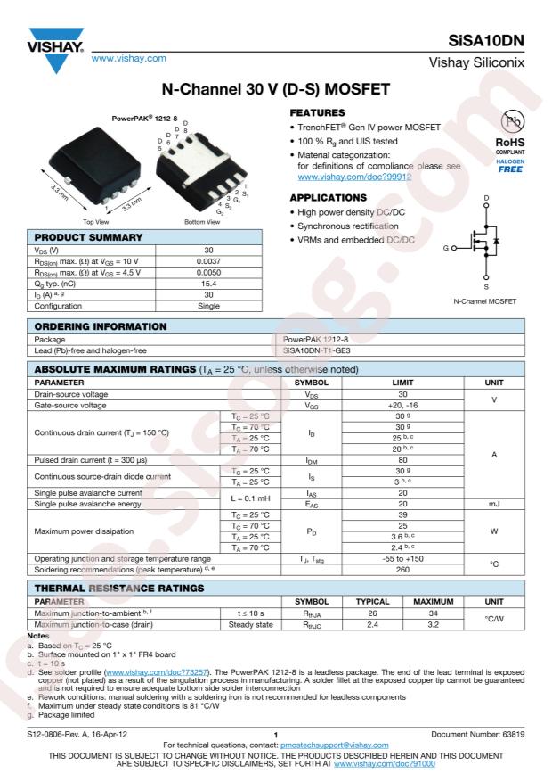 SISA10DN-T1-GE3