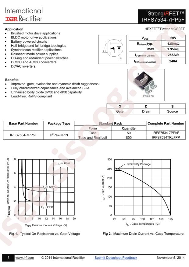 IRFS7534TRL7PP